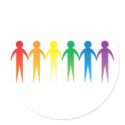 Rainbow People stickers