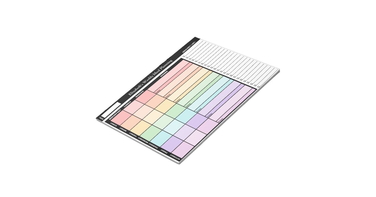 rainbow-personalized-weekly-meal-planning-notepad-zazzle