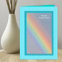 Rainbow Pet Sympathy Card by KathyHenis Rainbow Pet Sympathy Card