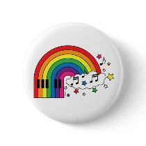 Rainbow Piano buttons by MendiSue Rainbow Piano buttons