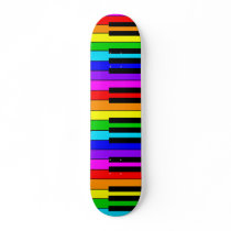 Rainbow Piano Skateboard