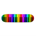 Rainbow Piano Skateboard