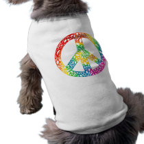 Rainbow Pieces of Peace pet clothing by rainbowthree Rainbow Pieces of Peace pet clothing