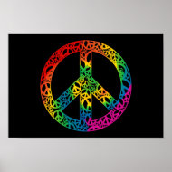 Rainbow Pieces of Peace print