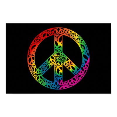 Rainbow Pieces of Peace Print by rainbowthree
