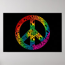 Rainbow Pieces of Peace Print