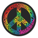 Rainbow Pieces of Peace stickers by rainbowthree Rainbow Pieces of Peace stickers
