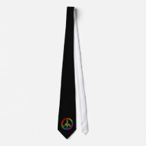 Rainbow Pieces of Peace Tie