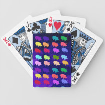 Rainbow Pigs playing cards