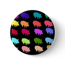 Rainbow Pigs Buttons