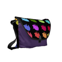 Rainbow Pigs Courier Bags