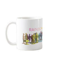 Rainbow Pilgrimage People mugs by RainbowPilgrimage Rainbow Pilgrimage People mugs