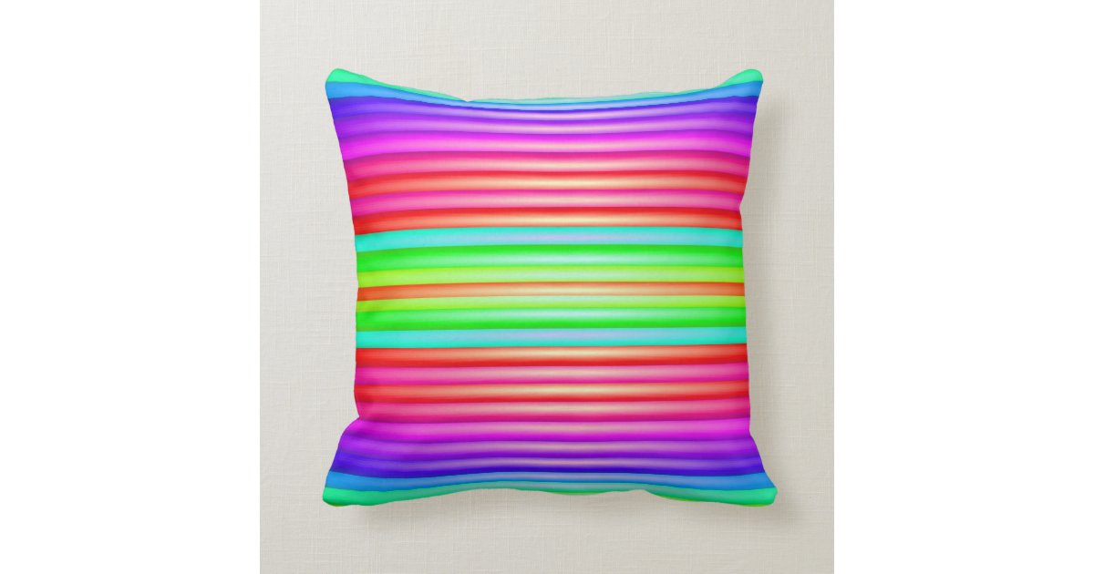 Rainbow Pillows Zazzle