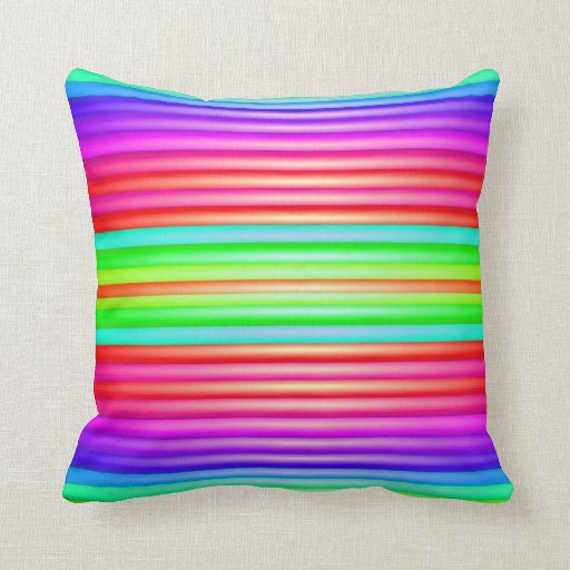 rainbow flower brand pillow