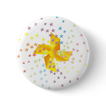 Rainbow Pinwheel Button