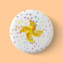 Rainbow Pinwheel Button