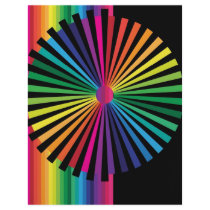Rainbow Pinwheel Full Color Flyer