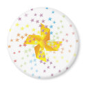 Rainbow Pinwheel Magnet by Willowdesign Rainbow Pinwheel Magnet