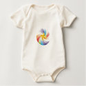 Rainbow Pinwheel t-shirts by Willowdesign Rainbow Pinwheel t-shirts