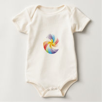 Rainbow Pinwheel t-shirts by Willowdesign Rainbow Pinwheel t-shirts