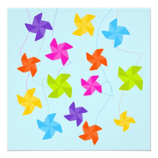 Rainbow Pinwheels Just Hanging Out! Announcements