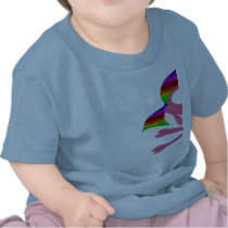 Rainbow Pirate Skulls 2-Sided Infant T-Shirt