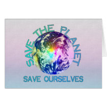 Rainbow Planet Card
