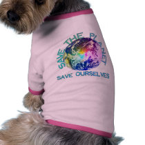Rainbow Planet Dog T-shirt