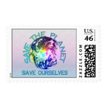 Rainbow Planet Postage