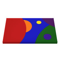 Rainbow Planets canvas prints