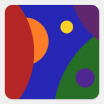 Rainbow Planets Stickers