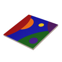 Rainbow Planets tiles
