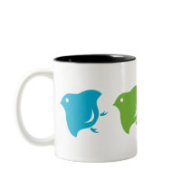 rainbow plover mug
