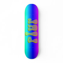 Rainbow Plur Deck skateboards by JuJusGardens Rainbow Plur Deck skateboards