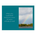 Rainbow Poetry Reading Template Card