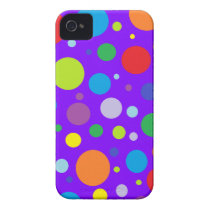 Rainbow Polka Dot iPhone 4 Case