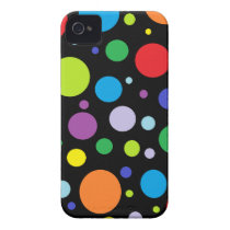 Rainbow Polka Dot iPhone 4 Case