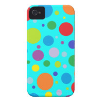 Rainbow Polka Dot iPhone 4 Case