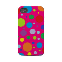 Rainbow Polka Dot iPhone 4 Case
