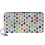 Rainbow polka dots PC speakers