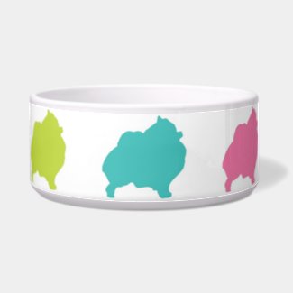 Rainbow Pomeranian bowl