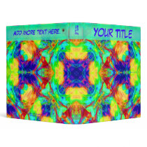 Rainbow Pool Customizable Art Binder