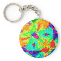 Rainbow Pool Keychain