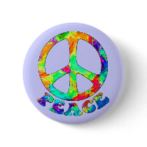 Rainbow Pool Peace Buttons by wingedturtle Rainbow Pool Peace Buttons