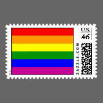 Rainbow Postage Stamp stamps