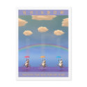 RAINBOW postcard