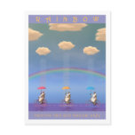 RAINBOW postcard