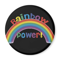 Rainbow Power! magnets by BoogieMonst Rainbow Power! magnets
