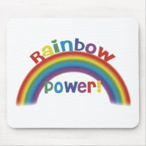 Rainbow Power! mousepads by BoogieMonst Rainbow Power! mousepads