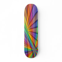 Rainbow Power Skateboard by dduhaime55 Rainbow Power Skateboard
